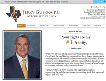 Tablet Screenshot of lawofficesofjerryguerra.com